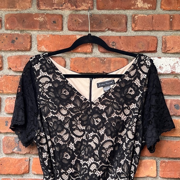 JESSICA HOWARD 18 jumpsuit black v neck short sleeve - Picture 10 of 13